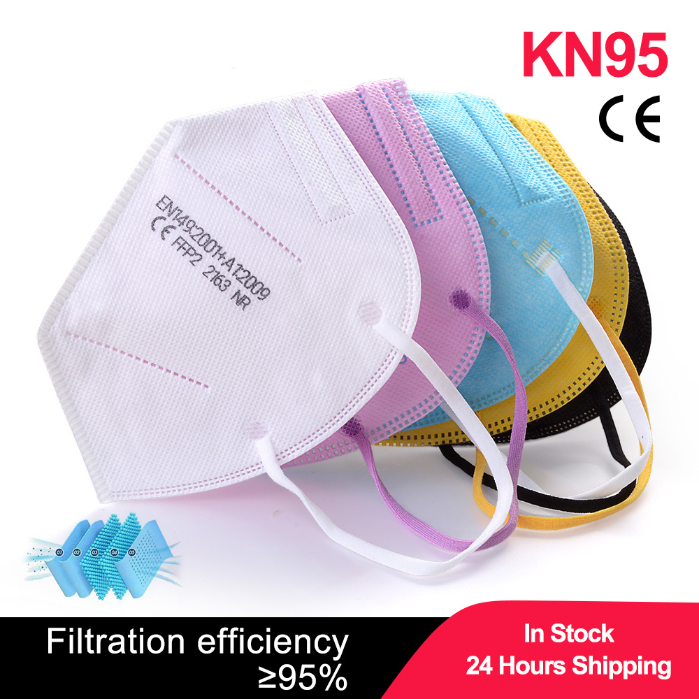 Disposable Surgical Mask - 100 adet Çocuk Maskesi FPP2 Siyah