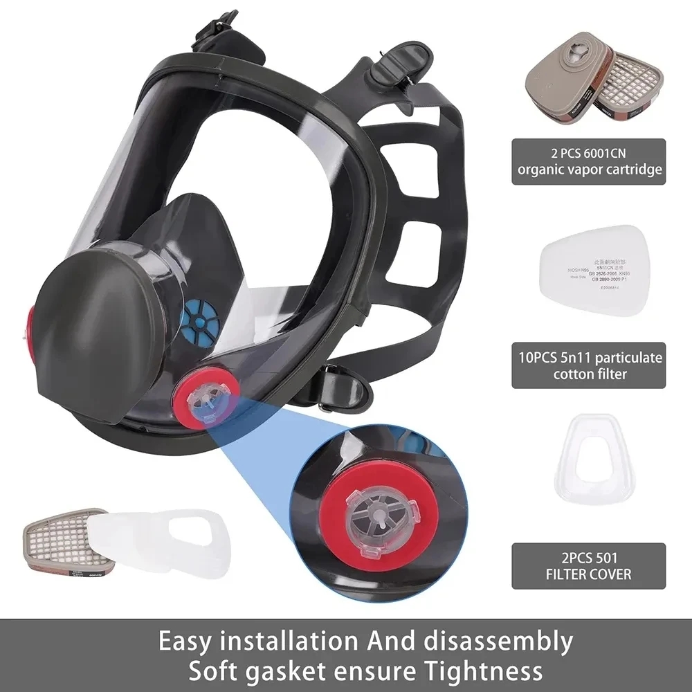 6800 anti-sis gaz maskesi, end - Dust Mask Construction incelemesi ve fiyatı